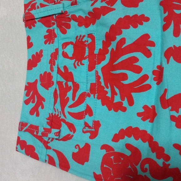 Lilly Pulitzer Callahan Shorts in Shorely Blue Don't Be Shellfish NWT - Picture 7 of 13